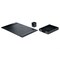 Dacasso Black Bonded Leather 3-Piece Desk Set DF-1437 - alternate 2